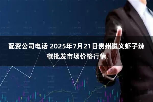 配资公司电话 2025年7月21日贵州遵义虾子辣椒批发市场价格行情